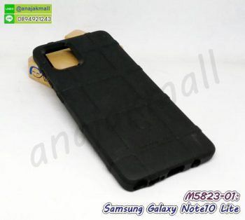 M5823-01 เคส Rugged กันกระแทก samsung note10 lite สีดำ