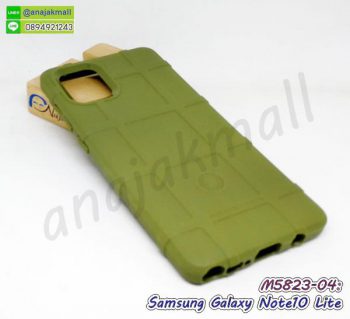 M5823-04 เคส Rugged กันกระแทก samsung note10 lite สีเขียวทหาร