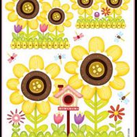 Wall30 Wall Sticker ลาย Sun Flower