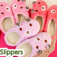 Doll19 รองเท้า slipper หมีน้อย