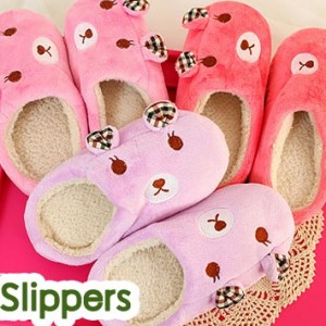 Doll19 รองเท้า slipper หมีน้อย