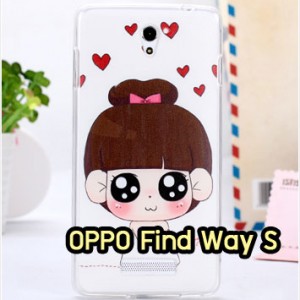 M1204-16 เคสยาง OPPO Find Way S ลายมินิโกะ