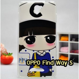 M1204-23 เคสยาง OPPO Find Way S ลายซียอง