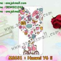 M2631-11 เคสแข็ง Huawei Y6ii ลาย Pink Love