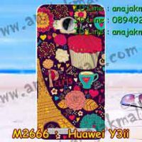 M2666-07 เคสยาง Huawei Y3ii ลาย Paris XI