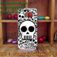 M2670-02 เคสแข็งขอบใส Samsung Galaxy S7 Edge ลาย Multi-Skull2