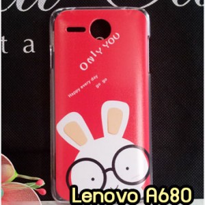 M790-23 เคสแข็ง Lenovo A680 ลาย Red Rabbit