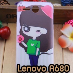 M790-06 เคสแข็ง Lenovo A680 ลาย Rosy