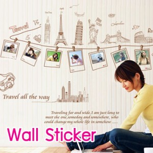 Wall12 Wall Sticker ลาย Travel all the way
