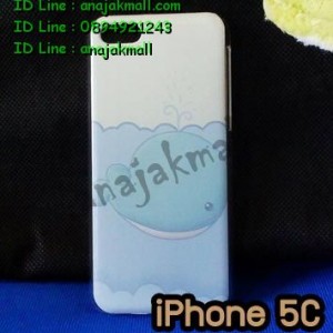 M750-12 เคสแข็ง iPhone 5C พิมพ์ลายปลาวาฬ
