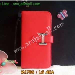M1786-03 เคสกระเป๋า LG AKA สีแดง