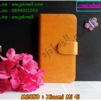 M2050-01 เคสไดอารี่ Xiaomi Mi 4i สีน้ำตาล