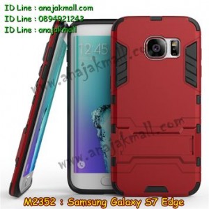 M2352-03 เคสโรบอท Samsung Galaxy S7 Edge สีแดง