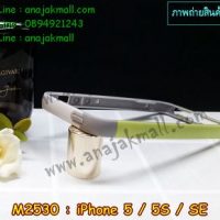 M2530-04 เคสบัมเปอร์ iPhone5 / 5S / SE สีขาว-เขียว