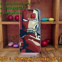 M2670-10 เคสแข็งขอบใส Samsung Galaxy S7 Edge ลาย Iron Man III