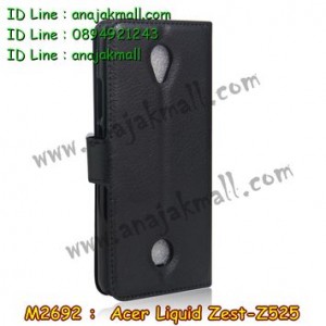 M2692-01 เคสฝาพับ Acer Liquid Zest (Z525) สีดำ