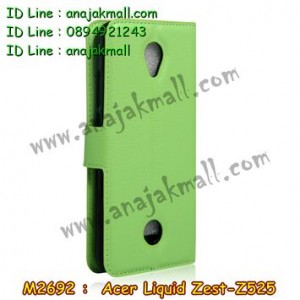 M2692-04 เคสฝาพับ Acer Liquid Zest (Z525) สีเขียว