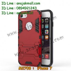 M2708-05 เคสโรบอท iPhone 7 สีแดง