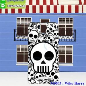 M3653-11 เคสยาง Wiko Harry ลาย Multi-Skull2