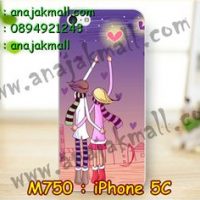 M750-19 เคสแข็ง iPhone 5C ลาย Forever