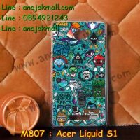 M807-17 เคสแข็ง Acer Liquid S1 ลาย Blood Vector