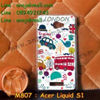 M807-18 เคสแข็ง Acer Liquid S1 ลาย London