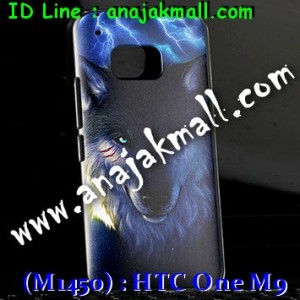 M1450-14 เคสแข็ง HTC One M9 ลาย Wolf