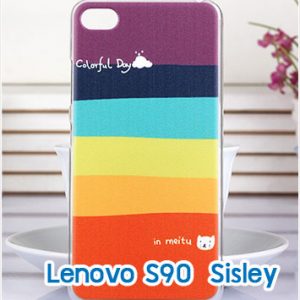 M1277-01 เคสแข็ง Lenovo S90 Sisley ลาย Colorfull Day