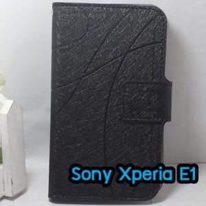 M833-05 เคสฝาพับ Sony Xperia E1 สีดำ