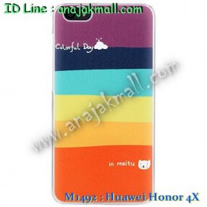 M1492-01 เคสแข็ง Huawei Honor 4X ลาย Colorfull Day