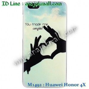 M1492-09 เคสแข็ง Huawei Honor 4X ลาย My Heart