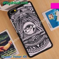 M1509-07 เคสแข็ง Huawei Honor 4X ลาย Black Eye