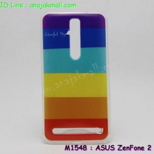 M1548-06 เคสซิลิโคน ASUS ZenFone 2 (ZE551ML) ลาย Colorfull Day