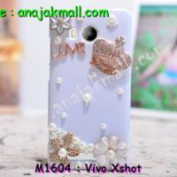 M1604-02 เคสประดับ Vivo X Shot ลายมงกุฏรัก