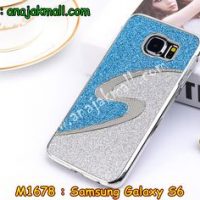 M1678-02 เคสแข็ง Samsung Galaxy S6 ลาย Blue Curve