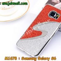 M1678-03 เคสแข็ง Samsung Galaxy S6 ลาย Red Curve