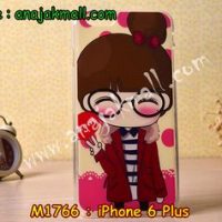 M1766-11 เคสยาง iPhone 6 plus/6s plus ลาย Hi Girl