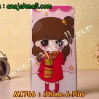 M1766-14 เคสยาง iPhone 6 plus/6s plus ลายฟินฟิน