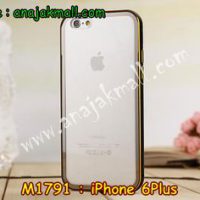 M1791-05 เคสอลูมิเนียม iPhone 6 plus/6s plus สีดำ