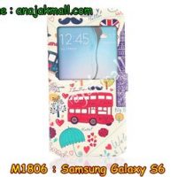 M1806-10 เคสโชว์เบอร์ Samsung Galaxy S6 ลาย London
