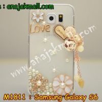 M1811-05 เคสประดับ Samsung Galaxy S6 ลาย Love