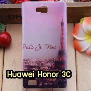 M755-16 เคสแข็ง Huawei Honor 3C ลายหอไอเฟล II
