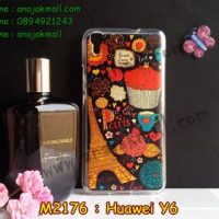 M2176-25 เคสยาง Huawei Y6 ลาย Paris XI