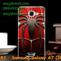 M2383-07 เคสแข็ง Samsung Galaxy A7(2016) ลาย Spider