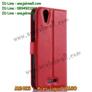 M2423-05 เคสฝาพับ Acer Liquid Z630 สีแดง
