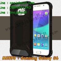M2593-10 เคสกันกระแทก Samsung Galaxy S6 Armor สีดำ