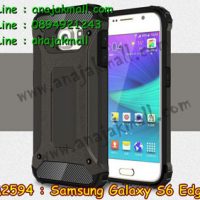 M2594-02 เคสกันกระแทก Samsung Galaxy S6 Edge Armor สีน้ำตาล