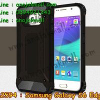 M2594-10 เคสกันกระแทก Samsung Galaxy S6 Edge Armor สีดำ