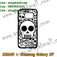 M2669-01 เคสแข็ง Samsung Galaxy S7 ลาย Multi-Skull2