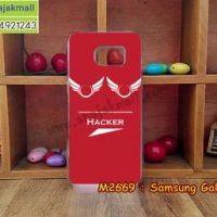 M2669-06 เคสแข็งขอบใส Samsung Galaxy S7 ลาย Hacker III
